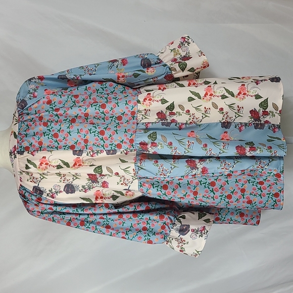 Misslook Bohemian Print Blouse NWOT - Picture 6 of 14